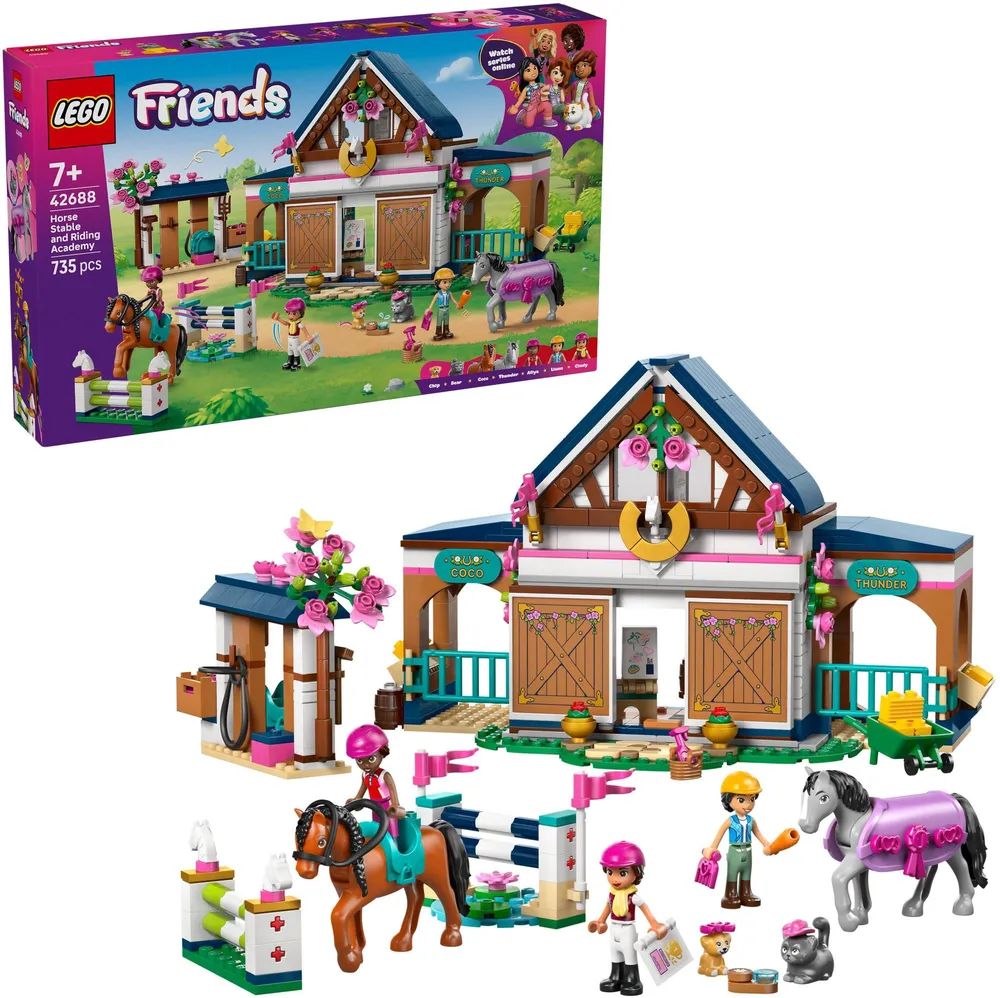 LEGO 42688 Friends Pferdestall und Reitschule