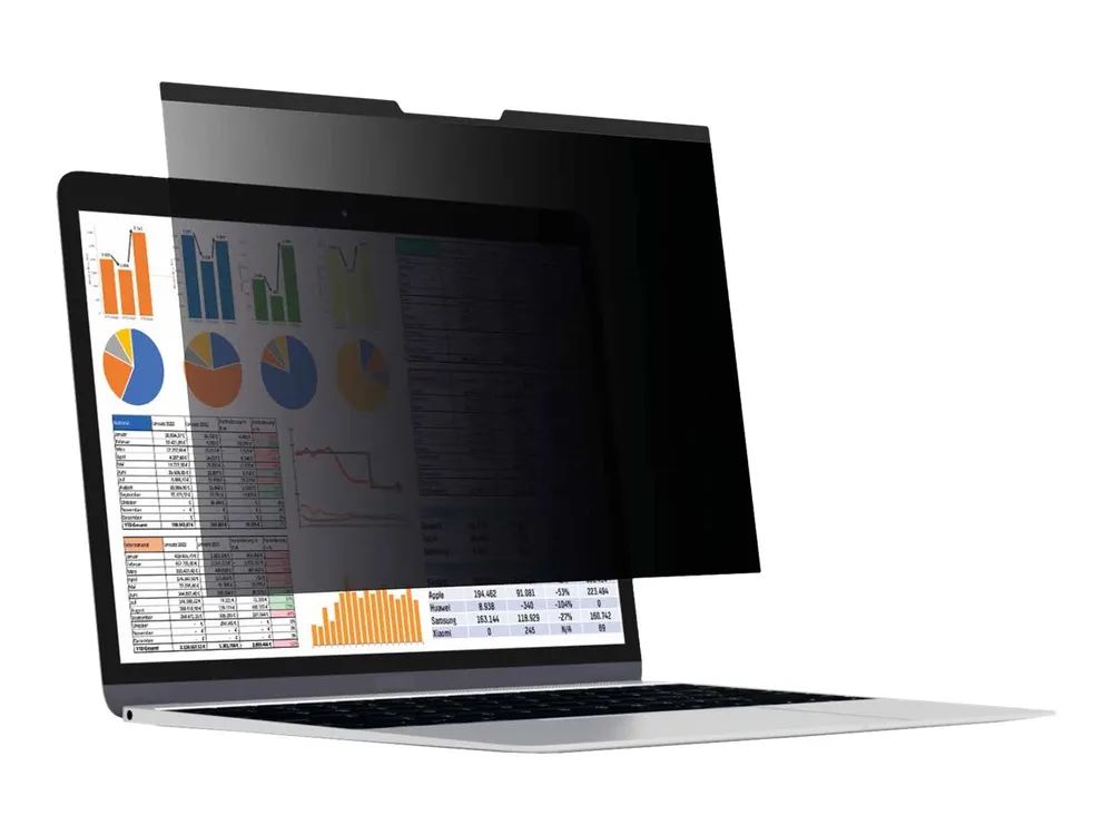 DISPLEX Blickschutzfilter für Notebook - 2-Wege - entfernbar - magnetisch - 35.6 cm (13.6")