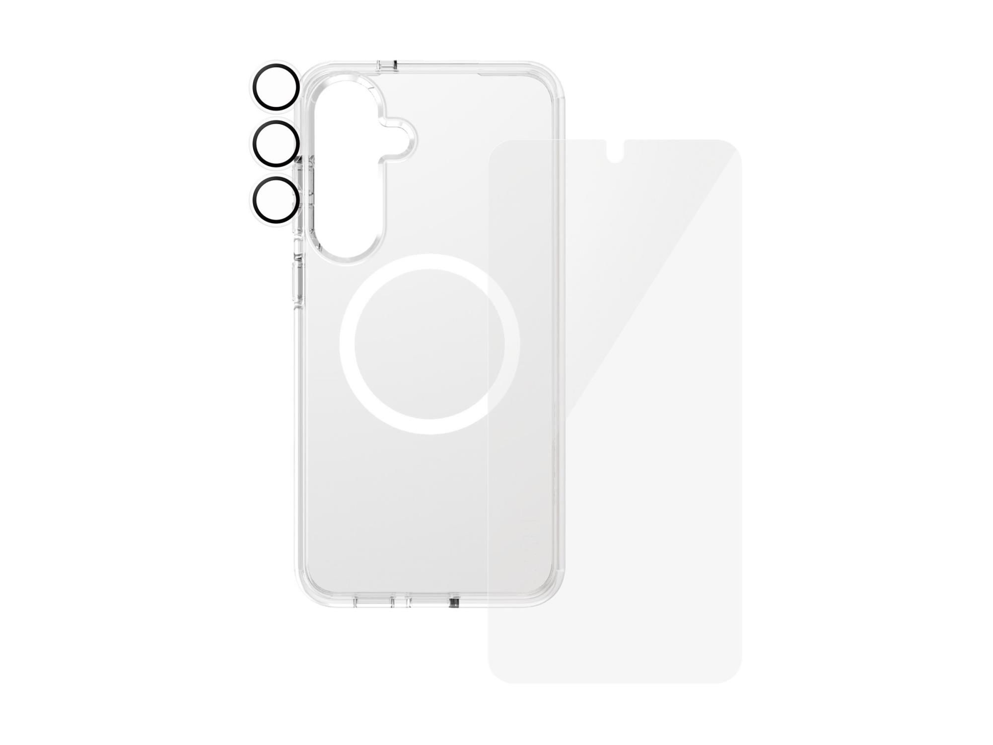 PanzerGlass CARE by PanzerGlass - 3-in-1 Schutzpacket - hintere Abdeckung für Mobiltelefon - Flaggschiff - 100 % recyceltes Polycarbonat, 100 % recyceltes thermoplastisches Polyurethan (TPU)