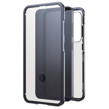 Black Rock Cover "360° Glass" für Samsung Galaxy S25, Schwarz
