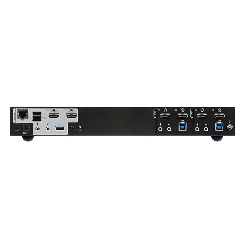 ATEN CS1842 - 4096 x 2160 Pixel - 4K Ultra HD - Rack-Einbau - 3,17 W - 1U - Schwarz