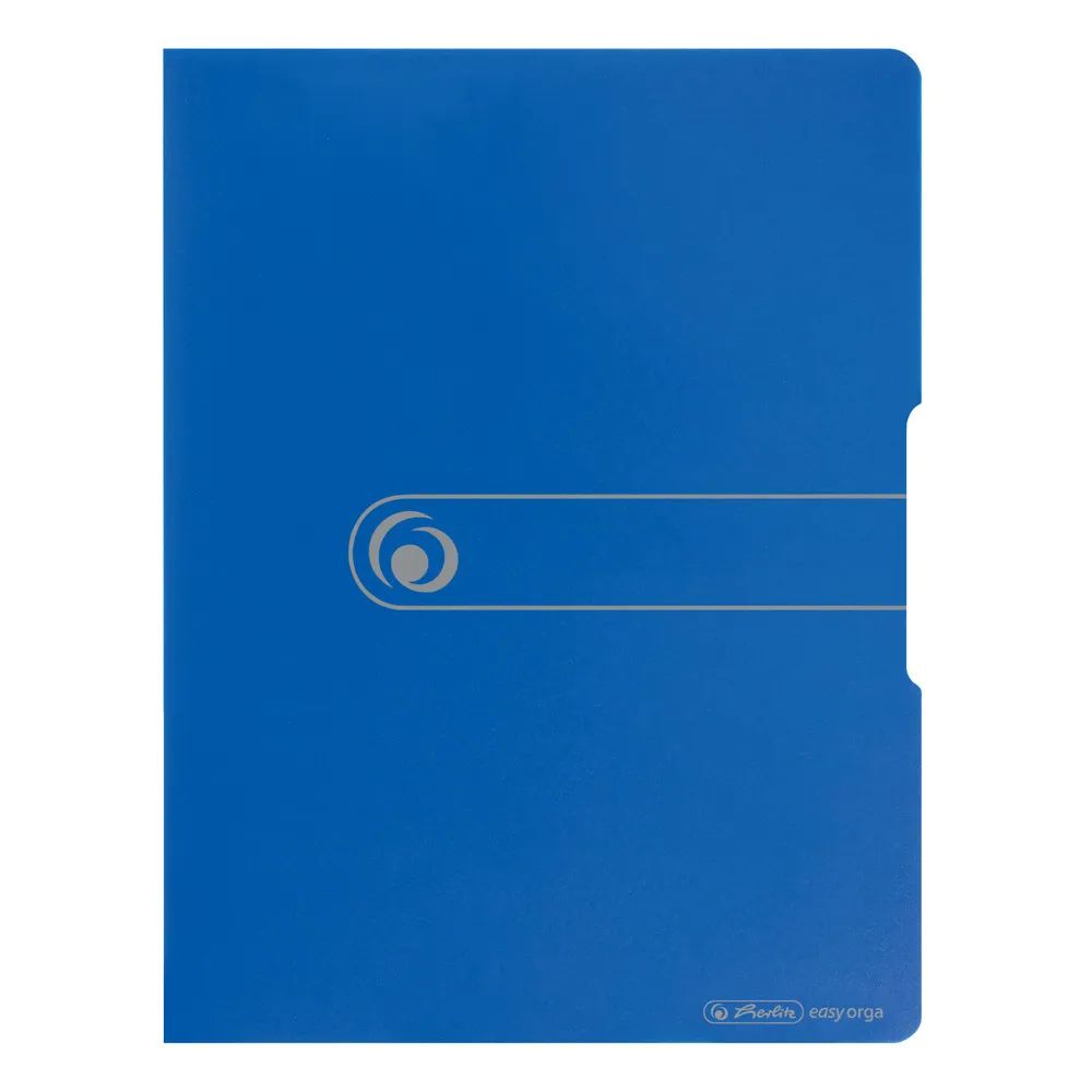 herlitz Sichtbuch PP A4 20 Hüllen opak blau easy orga to go