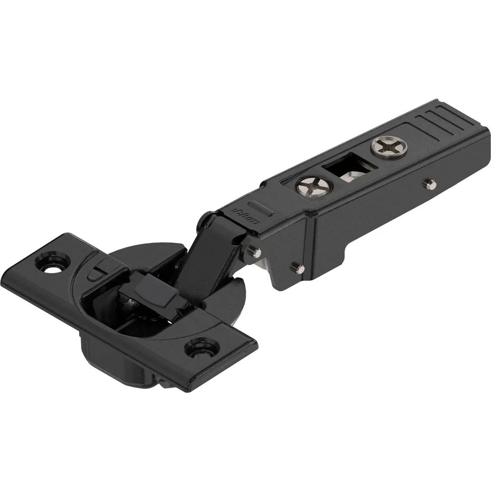 BLUM CLIP top BLUMOTION ONYX Profiltürscharnier 95°, gerade mit Feder, Schrauben