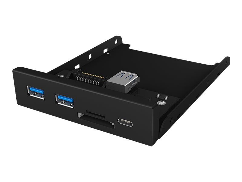 ICY BOX IB-HUB1417-i3 - Hub - 2 x SuperSpeed USB 3.0 + 1 x USB-C