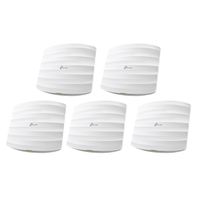 TP-LINK Omada EAP245 V3 - Accesspoint - 2 Anschlüsse - Wi-Fi 5 - 2.4 GHz, 5 GHz - Cloud-verwaltet - Wand- / Deckenmontage (Packung mit 5)