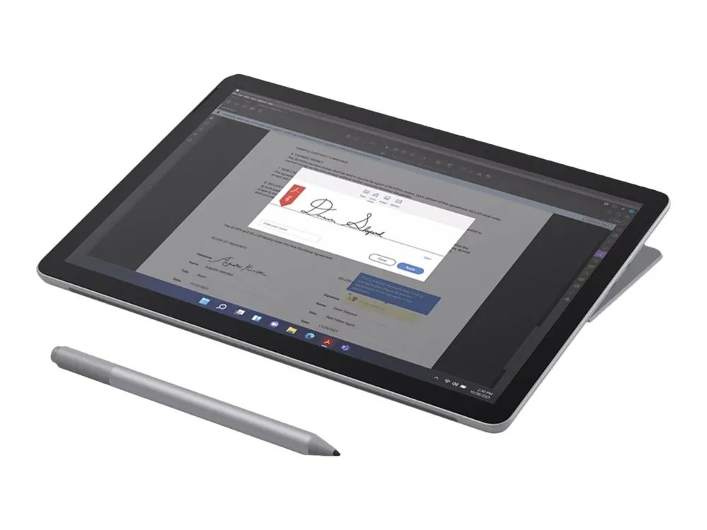 Microsoft Surface Go 4 for Business - Tablet - Intel N-series N200 / 1 GHz - Win 11 Pro - UHD Graphics - 8 GB RAM - 128 GB SSD UFS - 26.7 cm (10.5")