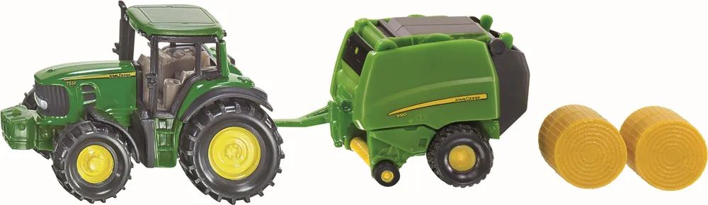 Sieper GmbH SIKU John Deere Traktor mit Ballenpresse