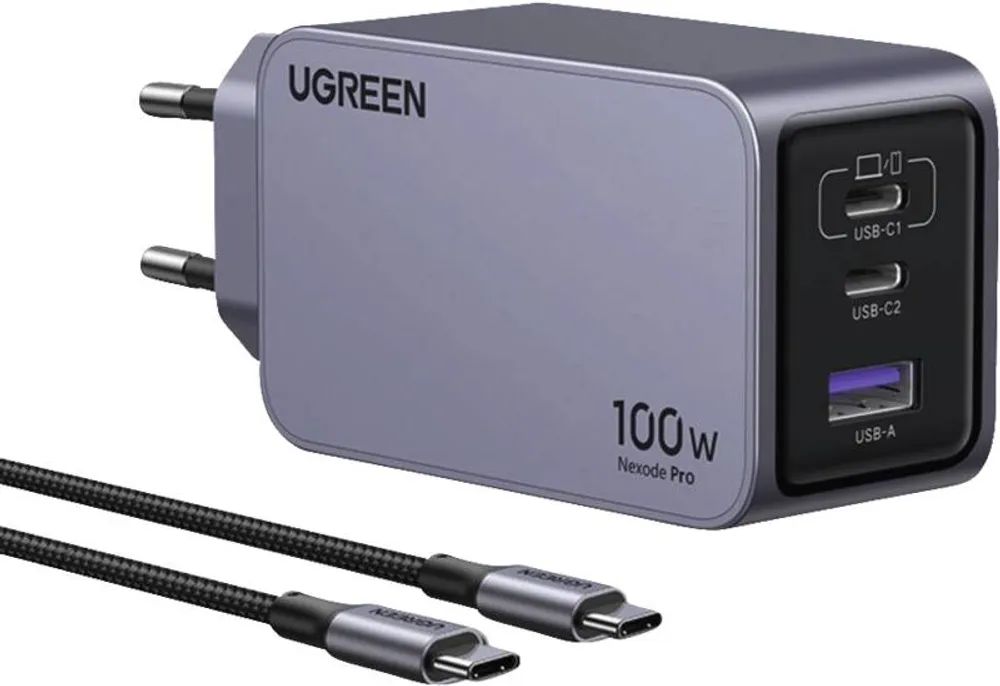 UGREEN Nexode Pro 100W 3-Port GaN Fast Charger Set X757