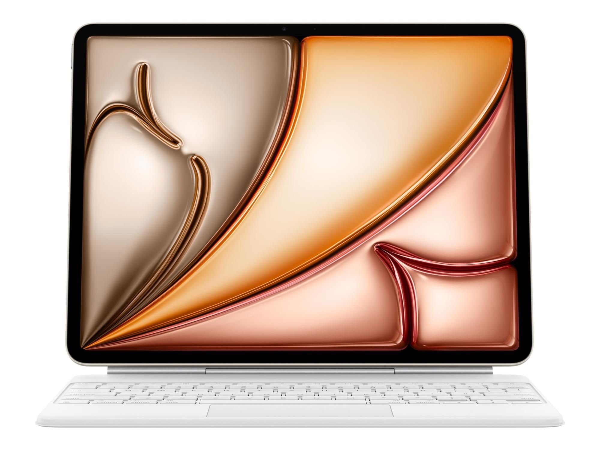 Apple Magic Keyboard - Tastatur und Foliohülle - mit Trackpad - Apple Smart connector - AZERTY - Französisch - für 13-inch iPad Air (M2, M3)