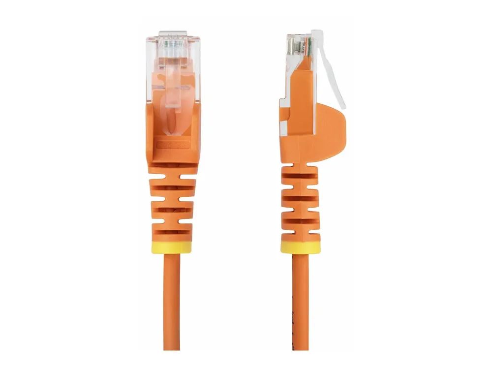 StarTech.com 15m Orange Slim CAT6 Ethernet Cable, Snagless, 28AWG, LSZH - Patch-Kabel - RJ-45 (M)