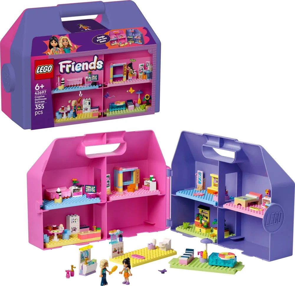 LEGO 42697 Friends Kreativer Puppenhauskoffer