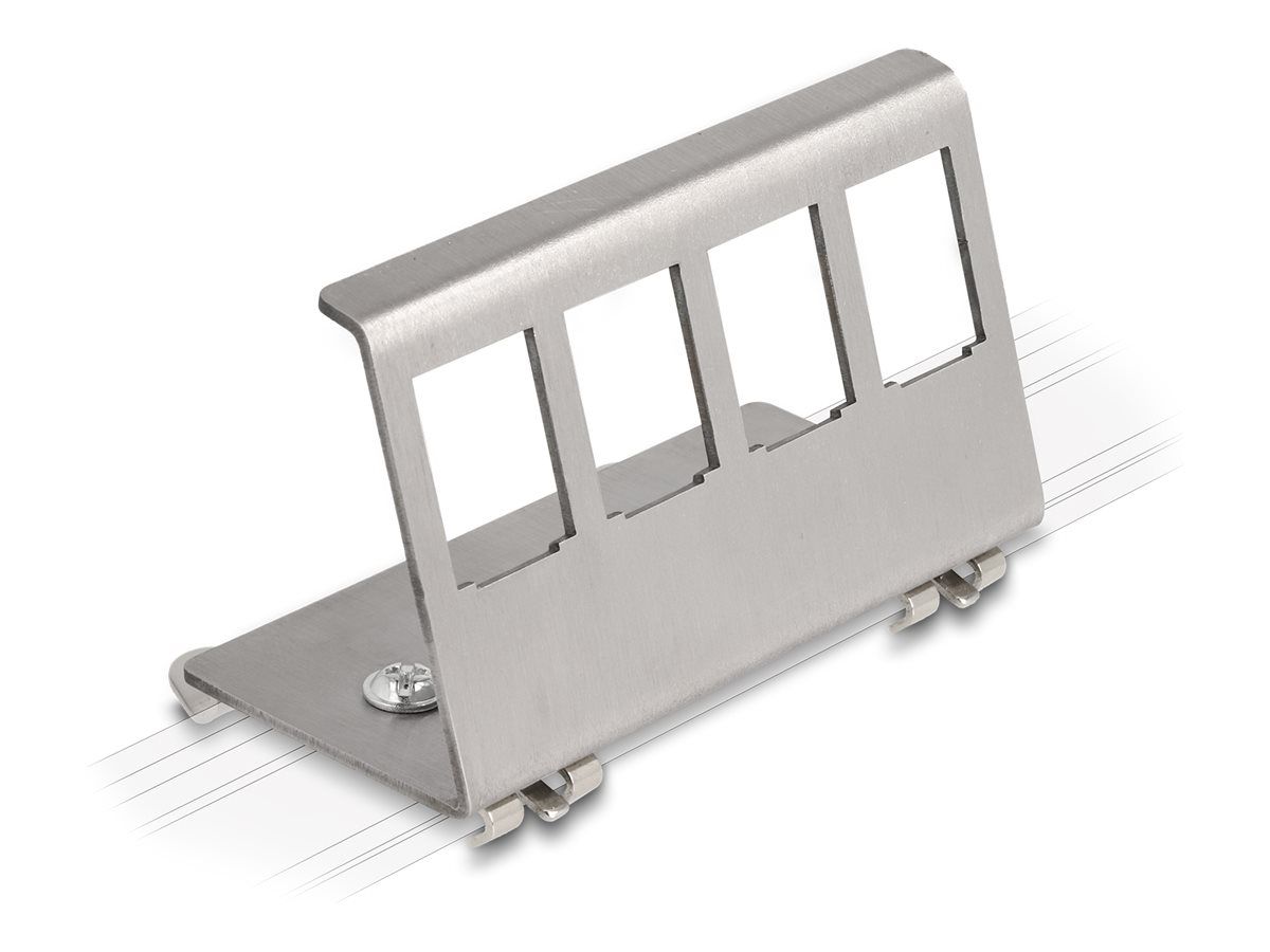 Delock Modularer Einsatz für DIN-Schiene-Halterung