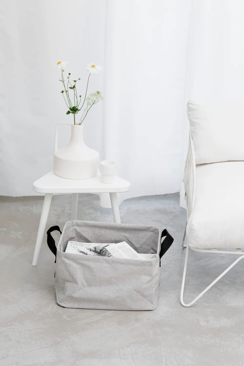 Brabantia Faltbarer Wäschekorb, 35L - Grey