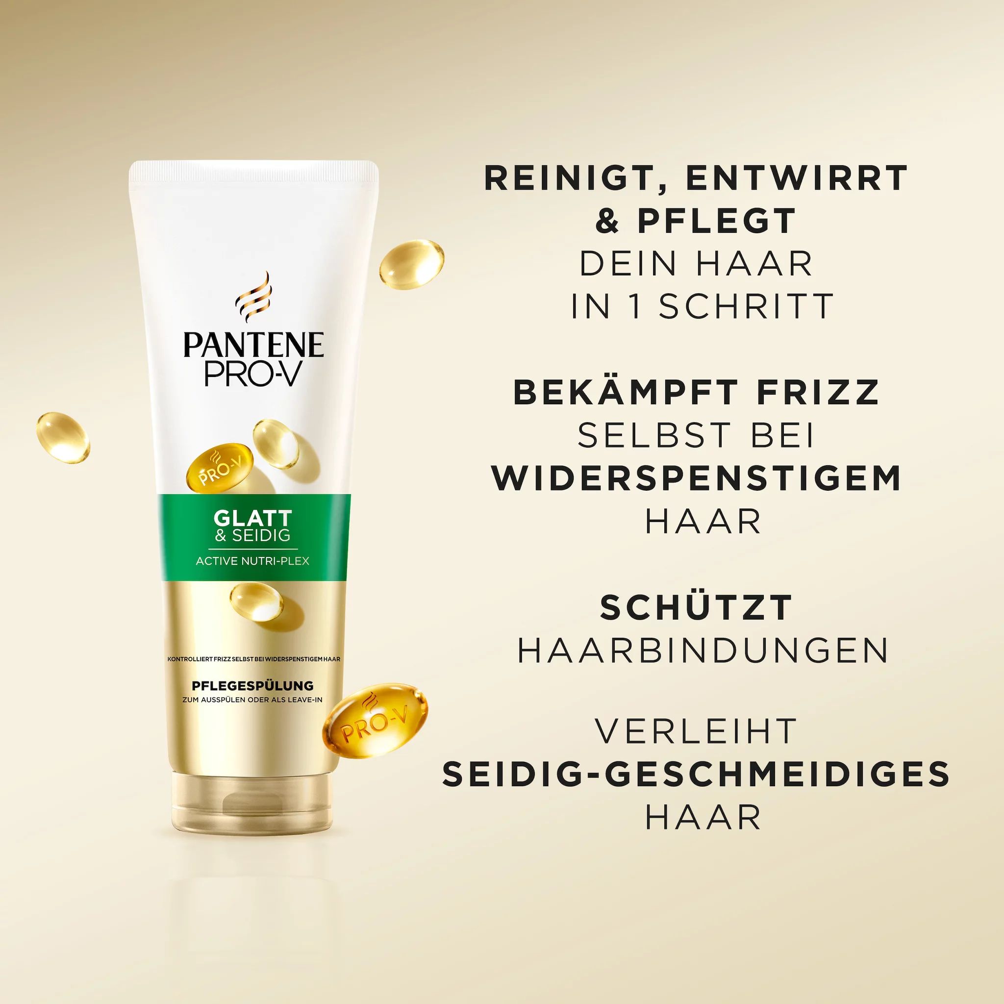 Pantene Pro-V Glatt & Seidig Pflegespülung, 200ml