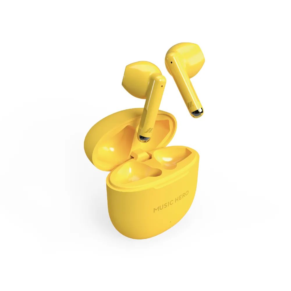 MUSIC HERO NUBOX TrueWireless Headset, Semi-In-Ear gelb