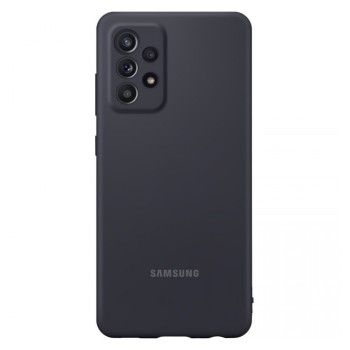 Samsung Silicone Cover "EF-PA725" für Galaxy A72, Schwarz