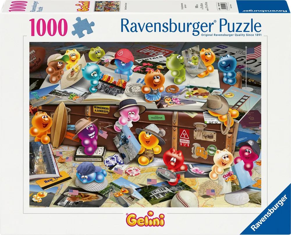 Ravensburger Verlag GmbH Pz. Gelini German Tourist 1000 T.