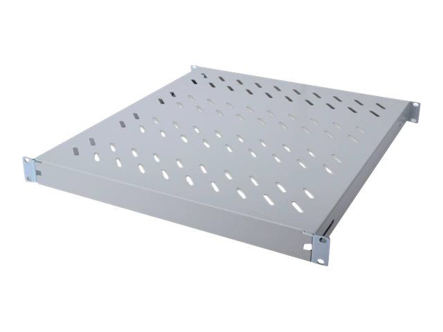 DIGITUS Fachboden mit variablen Befestigungsschienen zum Festeinbau in 483 mm (19")-Schränke