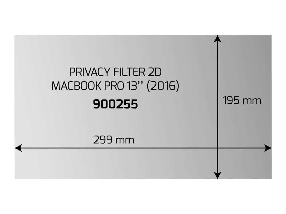 PORT Designs Professional Privacy Filter - Blickschutzfilter für Notebook - 33 cm (13")