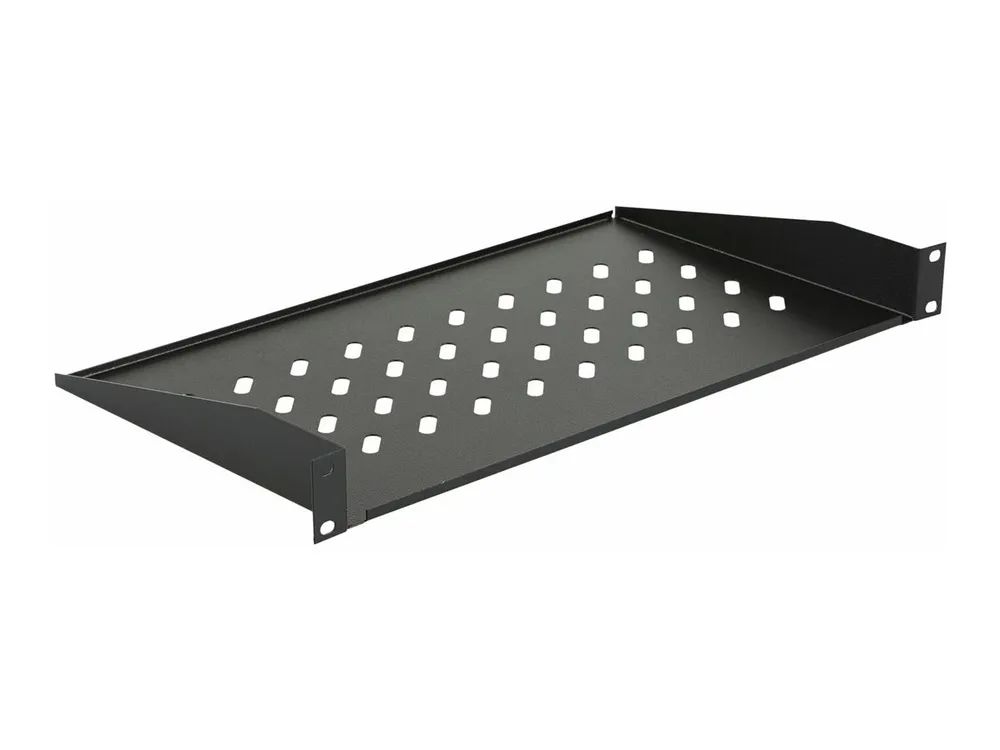 Lanview by Logon - Rack-Einlegeboden - Schrankmontage - Schwarz - 1U - 48.3 cm (19")