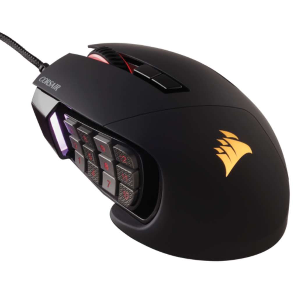 Corsair Scimitar Pro RGB Optical, Schwarz