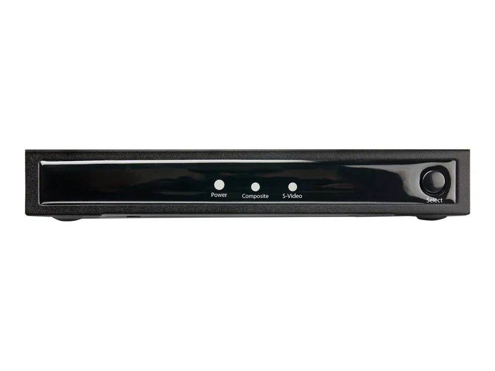 StarTech.com VID2HDCON2 S-Video oder Composite zu HDMI Konverter mit Audio (720p, NTSC & PAL, HDMI Upscaler, Mac & Windows)