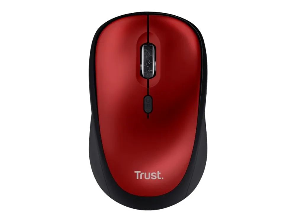 Trust YVI+ Wireless Mouse ECO red