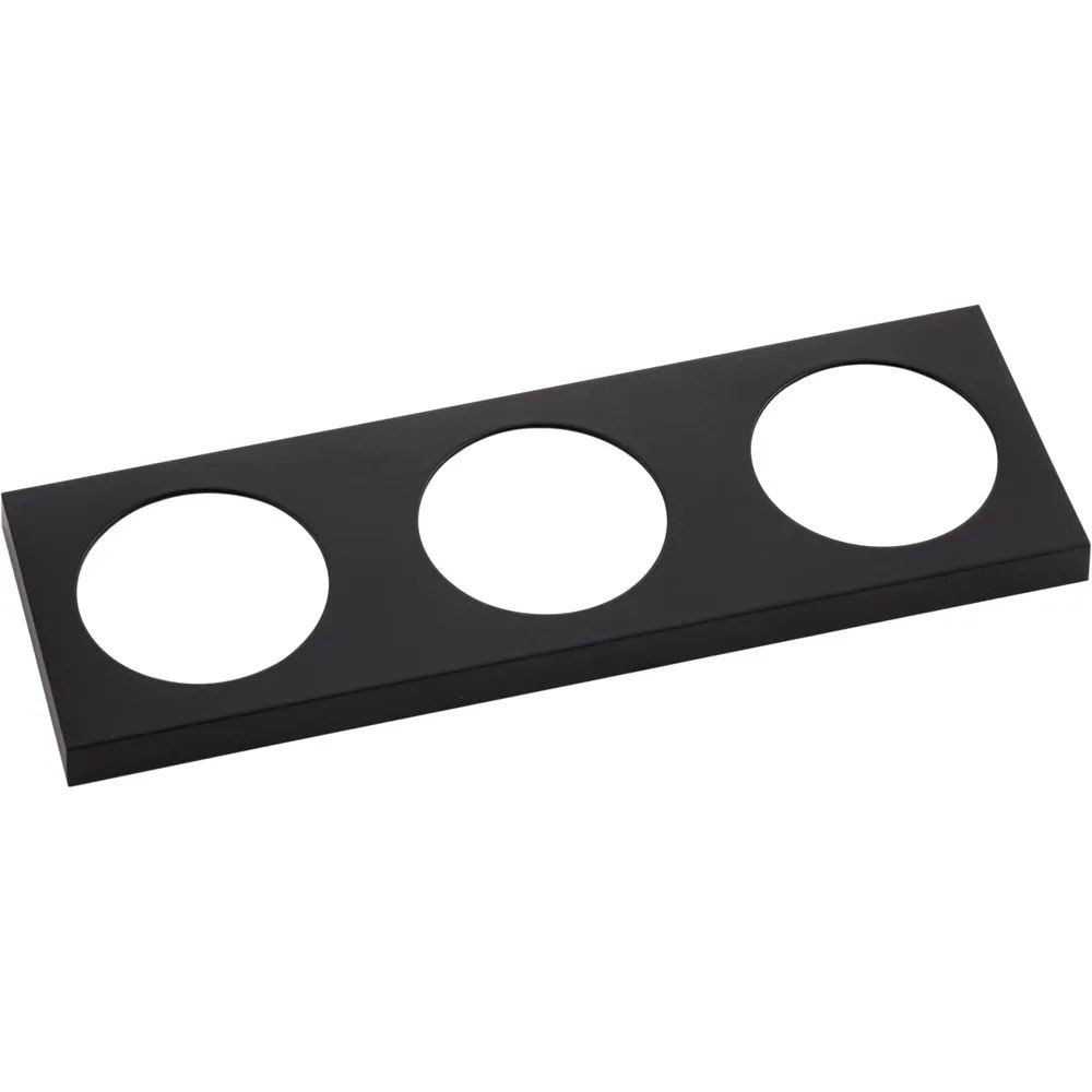BERKER Integro Pure Rahmen 3-fach schwarz matt