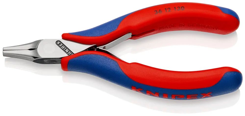 KNIPEX Elektronik-Bestückungszange mit Mehrkomponenten-Hüllen 130 mm
