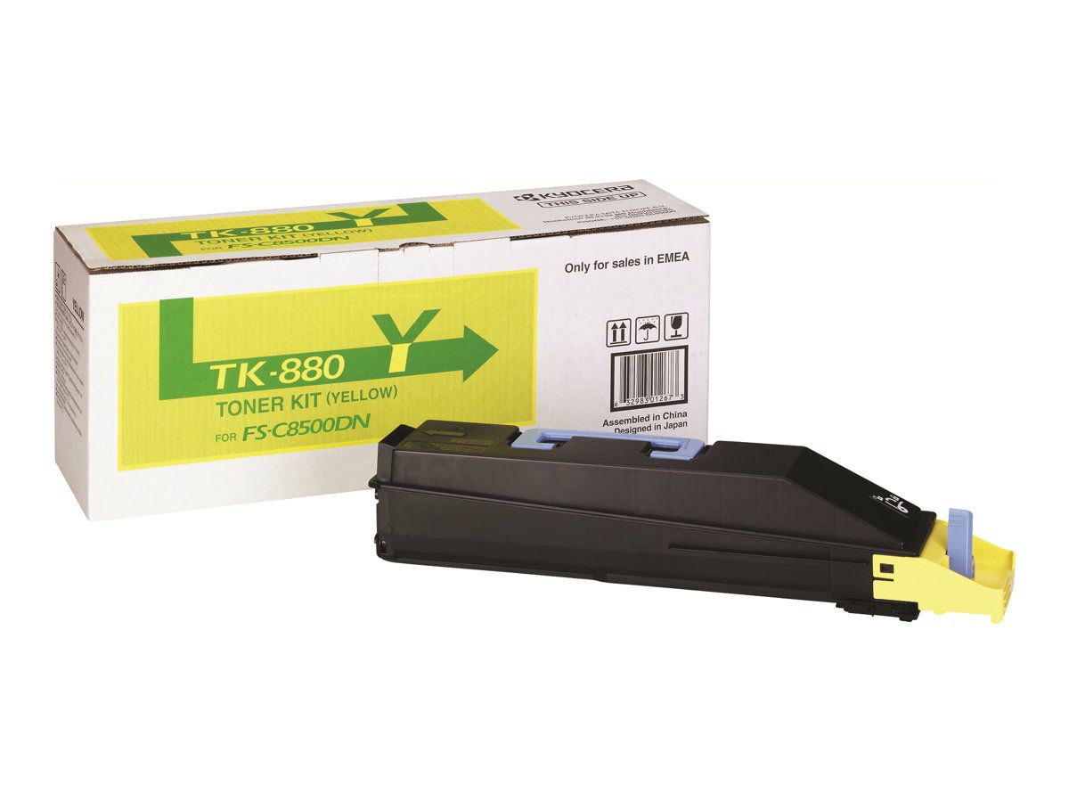 Kyocera TK 880Y - Gelb - Original - Tonerpatrone