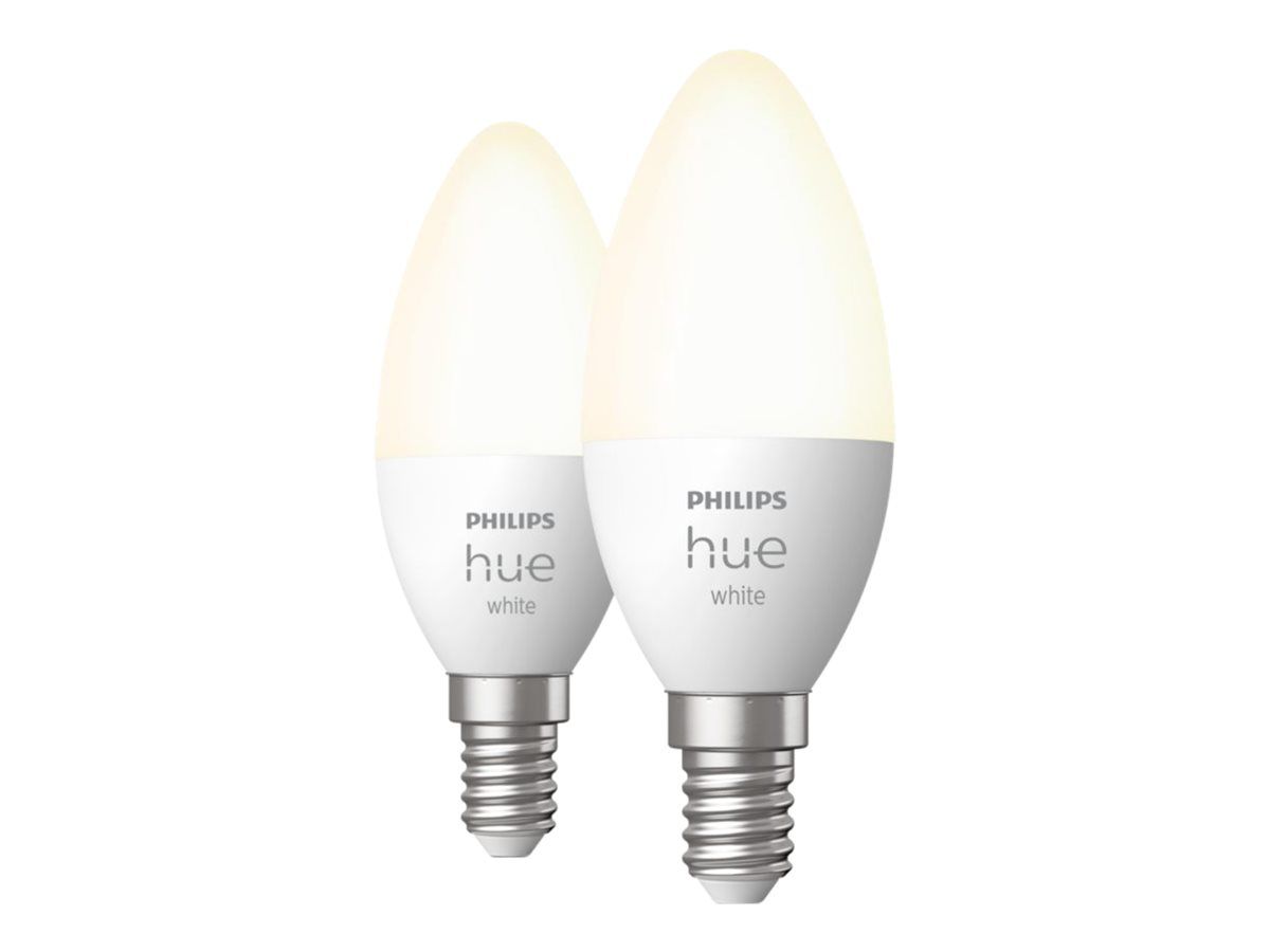 Philips Hue White - LED-Lampe - Form: Kerze - E14 - 5.5 W (Entsprechung 40 W)
