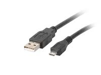 Lanberg CA-USBM-10CC-0010-BK - 1 m - Micro-USB B - USB A - USB 2.0 - 0,48 Gbit/s - Schwarz