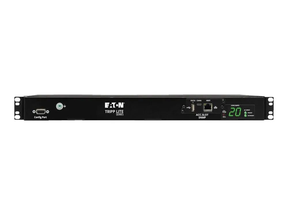 Tripp Eaton Tripp Lite Series PDU Switched ATS 200-240V 16/20A 8 C13 2 C19 C20 Horizontal 1URM - Horizontal rackmount - Stromverteilungseinheit (Rack - einbaufähig)
