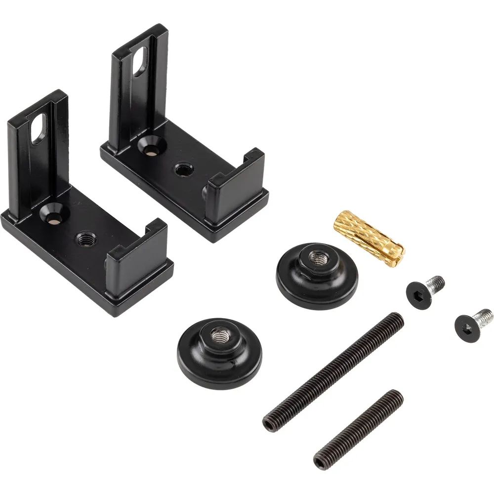ALU-STYLE GP System Befestigungsset Decke-Boden schwarz