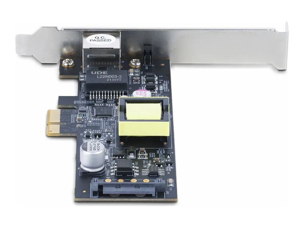 StarTech.com 1-Port 2.5Gbps NBASE-T PoE Network Card, Intel I225-V, 802.3af/at PoE+ Multi-Gigabit NIC, PCI Express Server LAN Card, SATA Powered Desktop Ethernet Interface - Supports Windows, Linux, VMware ESXI (PR12GIP-NETWORK-CARD)