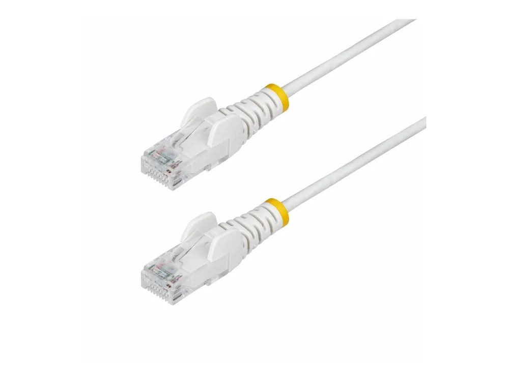 StarTech.com 5m White Slim CAT6 Ethernet Cable, Snagless, 28AWG, LSZH - Patch-Kabel - RJ-45 (M)