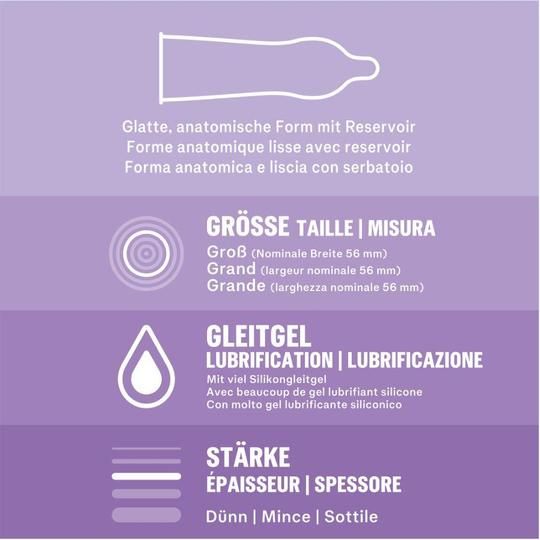 Durex Gefühlsecht Extra Feucht 10er Kondome