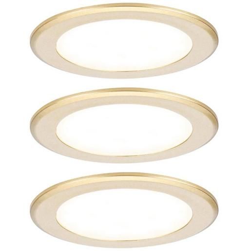 Paulmann MÖBELEINBAUSTR.SET 3X2,5W 830 / PAULMA MÖBEL GOLD 25N529 93119