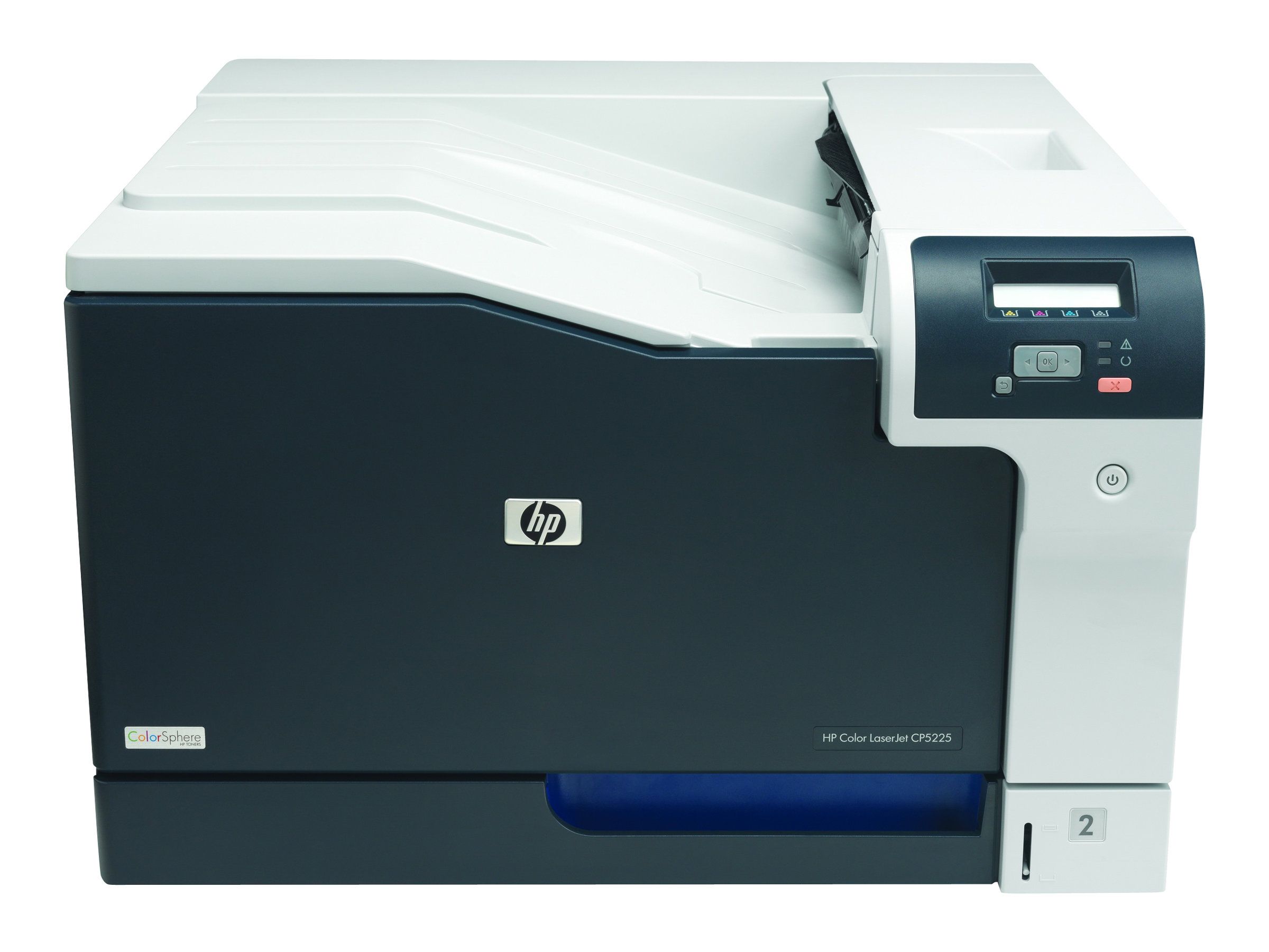 HP Color LaserJet Professional CP5225n - Drucker - Farbe - Laser - A3 - 600 dpi - bis zu 20 Seiten/Min. (einfarbig)