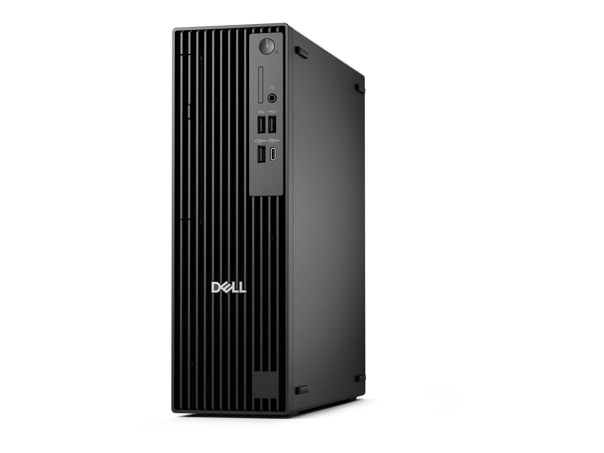 Dell Pro Slim Plus QBS1250 - Slim Desktop - Core Ultra 7 265 / 2.4 GHz - RAM 16 GB - SSD 512 GB - NVMe, TLC - Intel Graphics - 1GbE, Wi-Fi 6E, Bluetooth - WLAN: 802.11a/b/g/n/ac/ax (Wi-Fi 6E)