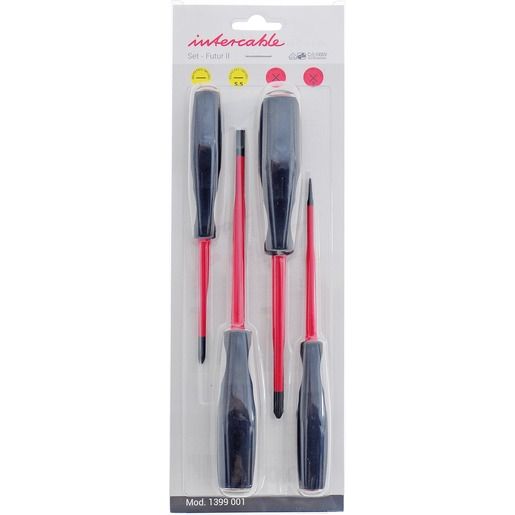 Intercable SCHRAUBENDR.SET SCHLITZ/KREUZ / INTCAB 1399001 VDE 1399001