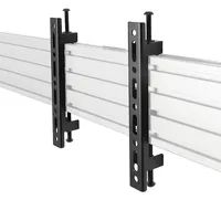 B-TECH BT8390-VESA200F - Flachbildschirm-Montagearm - Schwarz - 70 kg - Schiene - 119,4 cm (47") - 81,3 cm (32")