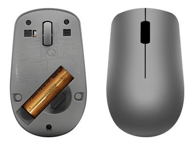 Lenovo 530 Wireless Mouse - Maus - rechts- und linkshändig - optisch - 3 Tasten - kabellos - 2.4 GHz - kabelloser Empfänger (USB)