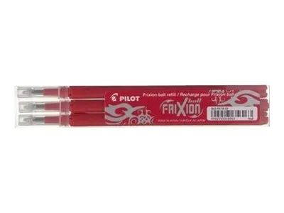 PILOT PEN Pilot FriXion Ball - Nachfüllpatrone - Rot - 0.7 mm - fein (Packung mit 3)