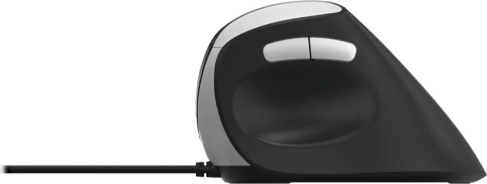 Kabelgebundene ergonomische Maus "EV200", Schwarz