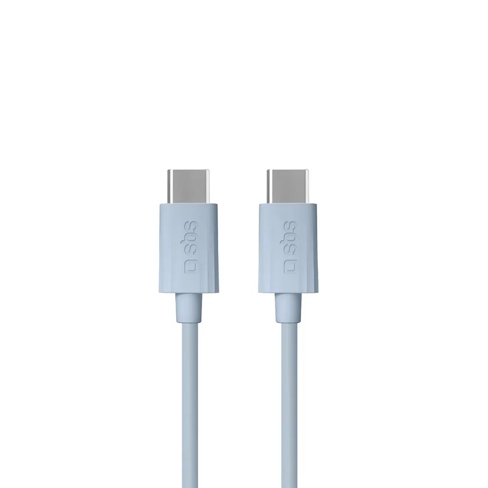SBS Daten- u. Ladekabel, USB-C  USB-C, 60W, GRS Material, grün
