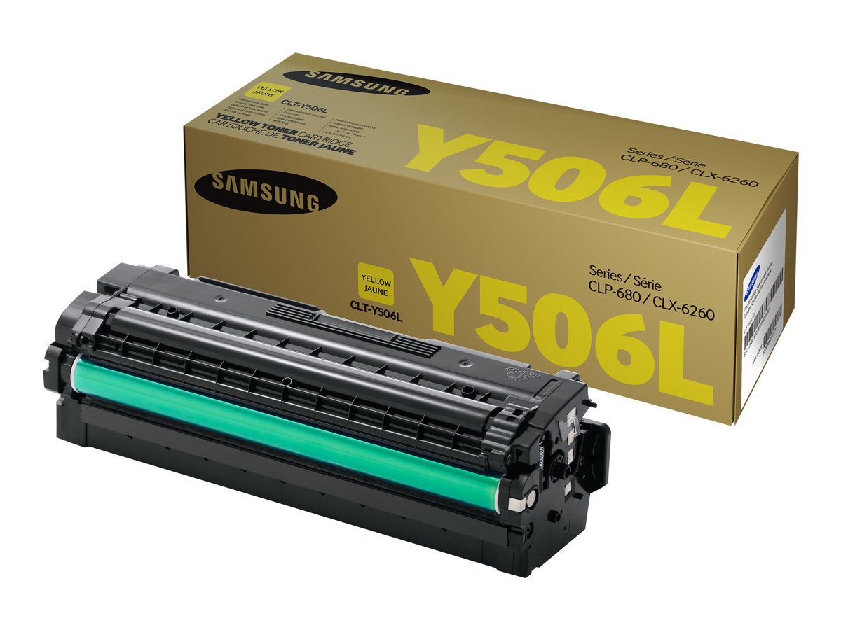 Samsung CLT-Y506L - Hohe Ergiebigkeit - Gelb - Original - Tonerpatrone (SU515A)