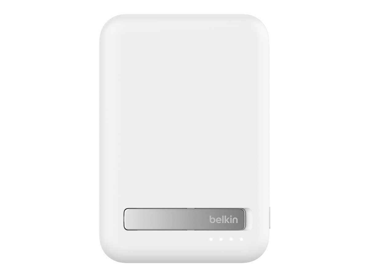 Belkin BoostCharge Pro - Induktive Power Bank - magnetisch mit Qi2 - 10000 mAh - 15 Watt - Fast Charge, PD - 2 Ausgabeanschlussstellen (magnetisch, 24 pin USB-C)