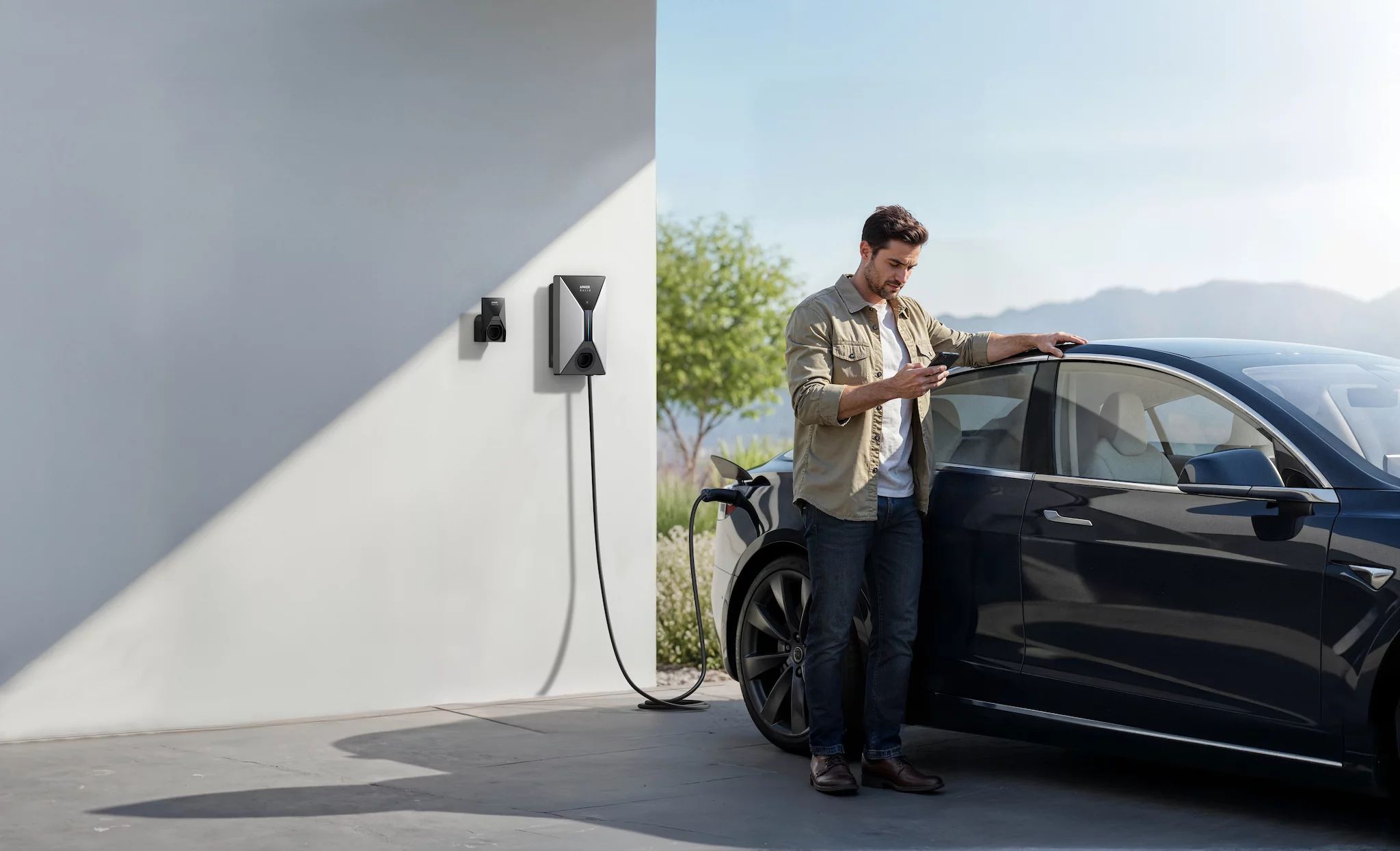Anker SOLIX V1 Smart EV Charger 22KW CABLE Open-Box