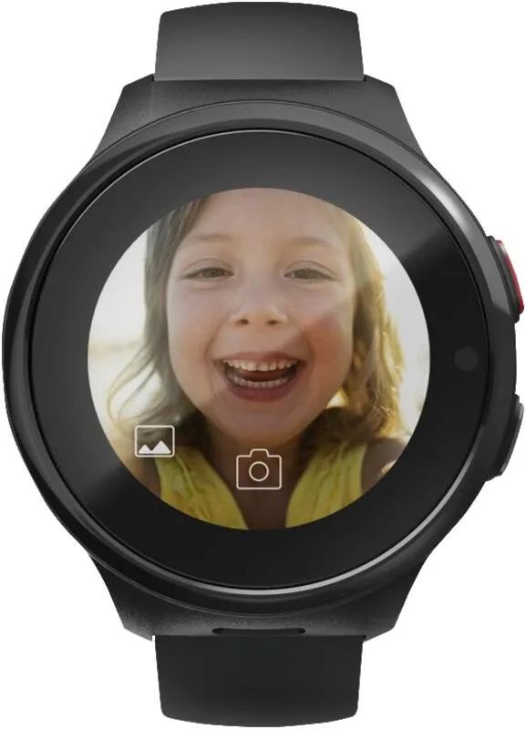 Hama Kinder-Smartwatch, mit GPS, SOS-Taste, Telefonfunktion, Schwarz